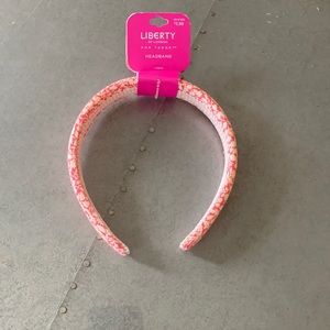 NWT Liberty of London Headband Floral Pink